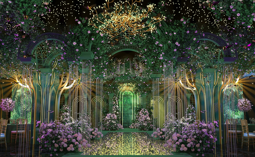 秀洲奇妙森林婚礼堂效果展示